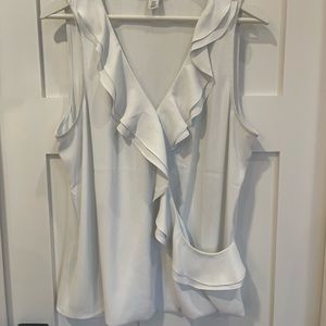 White House Black Market women’s sleeveless blouse, size large